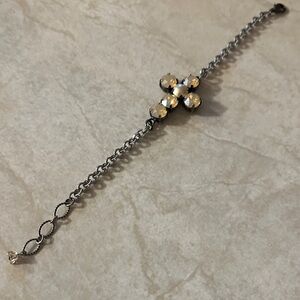 Crystal Cross Bracelet